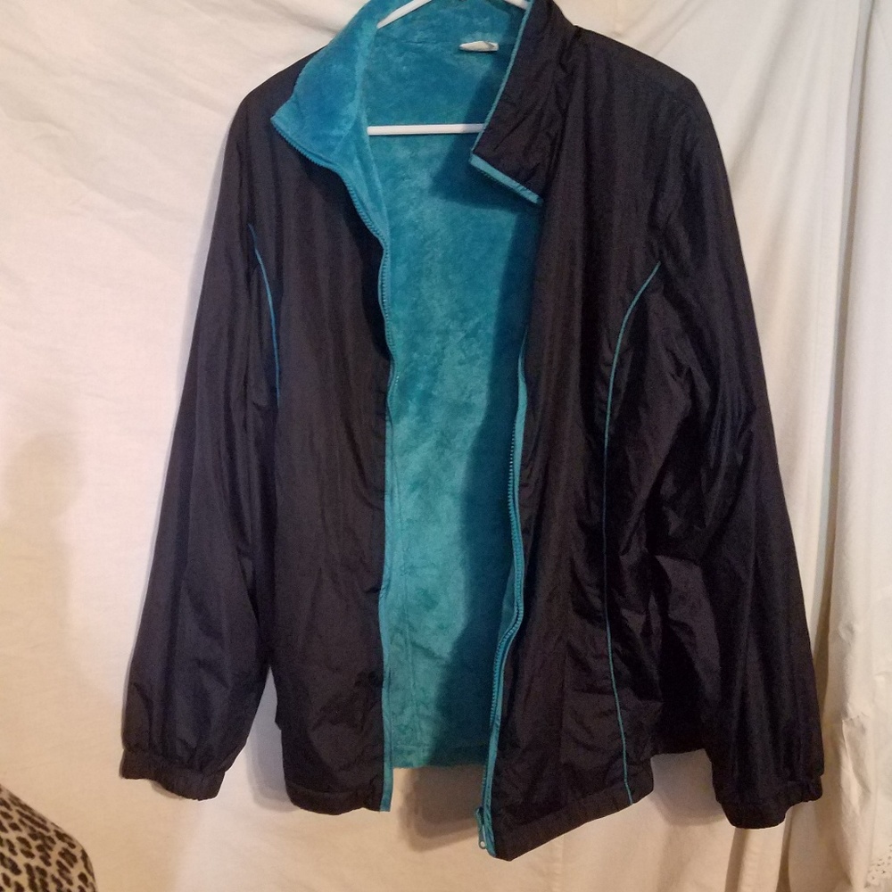 Navy jacket size XL (16-18)
